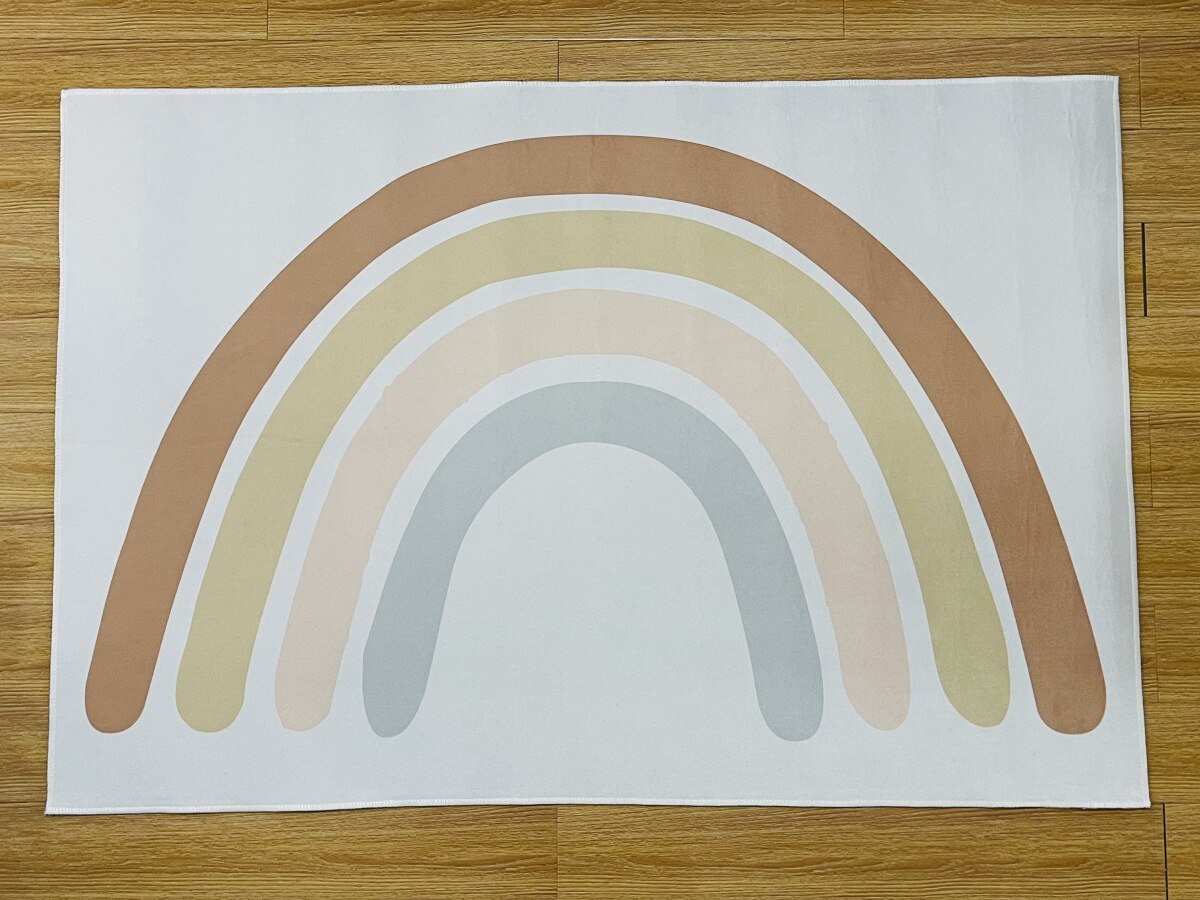 Thick and NonSlip Rainbow Playmat
